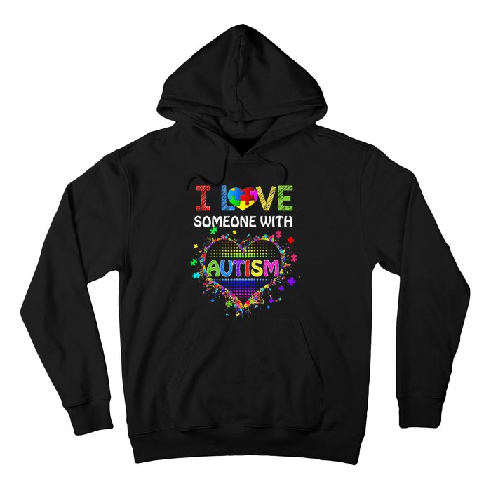 Autism Awareness Tee Autism Mom I Love Someone With Autism Hoodie