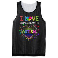 Autism Awareness Tee Autism Mom I Love Someone With Autism Mesh Reversible Basketball Jersey Tank