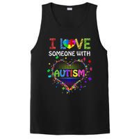 Autism Awareness Tee Autism Mom I Love Someone With Autism PosiCharge Competitor Tank