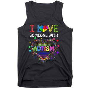 Autism Awareness Tee Autism Mom I Love Someone With Autism Tank Top