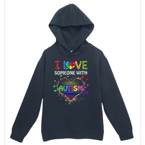 Autism Awareness Tee Autism Mom I Love Someone With Autism Urban Pullover Hoodie