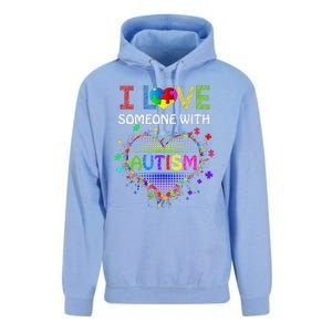 Autism Awareness Tee Autism Mom I Love Someone With Autism Unisex Surf Hoodie