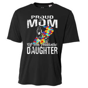 Autism Awareness Tee Proud Mom Autistic Daughter Cooling Performance Crew T-Shirt