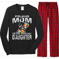 Autism Awareness Tee Proud Mom Autistic Daughter Long Sleeve Pajama Set