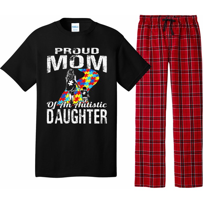 Autism Awareness Tee Proud Mom Autistic Daughter Pajama Set