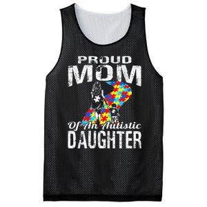 Autism Awareness Tee Proud Mom Autistic Daughter Mesh Reversible Basketball Jersey Tank