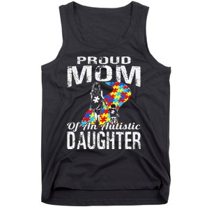 Autism Awareness Tee Proud Mom Autistic Daughter Tank Top