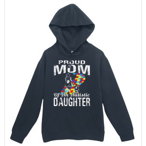 Autism Awareness Tee Proud Mom Autistic Daughter Urban Pullover Hoodie