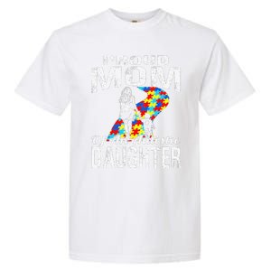 Autism Awareness Tee Proud Mom Autistic Daughter Garment-Dyed Heavyweight T-Shirt