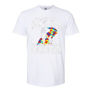 Autism Awareness Tee Proud Mom Autistic Daughter Softstyle CVC T-Shirt