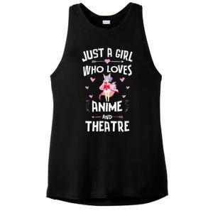 Anime And Theatre Cute Gift Girls Women Ladies PosiCharge Tri-Blend Wicking Tank