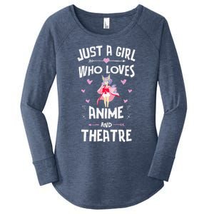 Anime And Theatre Cute Gift Girls Women Women's Perfect Tri Tunic Long Sleeve Shirt