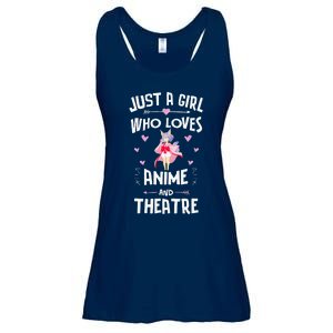 Anime And Theatre Cute Gift Girls Women Ladies Essential Flowy Tank