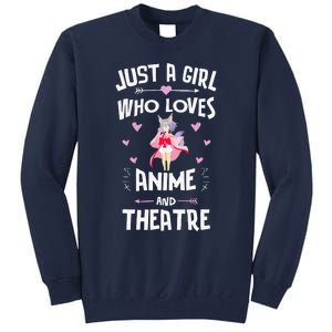 Anime And Theatre Cute Gift Girls Women Tall Sweatshirt