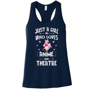 Anime And Theatre Cute Gift Girls Women Women's Racerback Tank