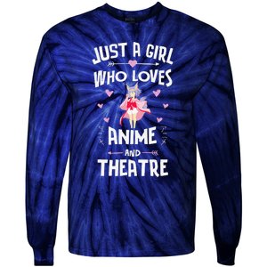 Anime And Theatre Cute Gift Girls Women Tie-Dye Long Sleeve Shirt