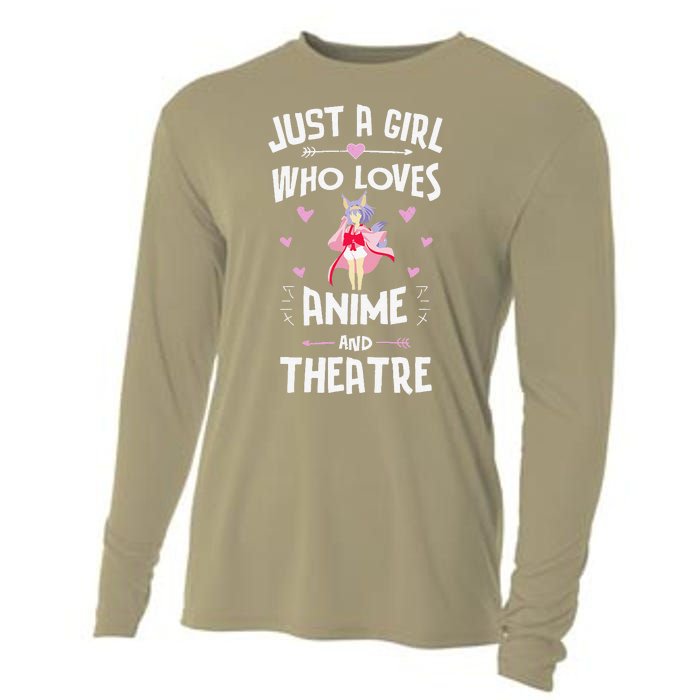 Anime And Theatre Cute Gift Girls Women Cooling Performance Long Sleeve Crew