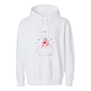 Anime And Theatre Cute Gift Girls Women Garment-Dyed Fleece Hoodie