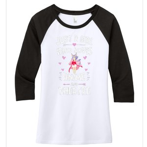 Anime And Theatre Cute Gift Girls Women Women's Tri-Blend 3/4-Sleeve Raglan Shirt