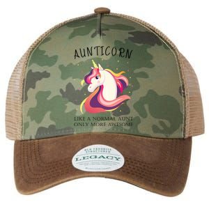 Aunticorn Aunt Unicorn More Awesome Auntie Cool Gift Legacy Tie Dye Trucker Hat