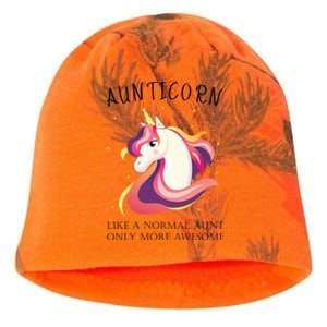 Aunticorn Aunt Unicorn More Awesome Auntie Cool Gift Kati - Camo Knit Beanie