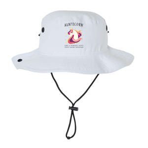 Aunticorn Aunt Unicorn More Awesome Auntie Cool Gift Legacy Cool Fit Booney Bucket Hat