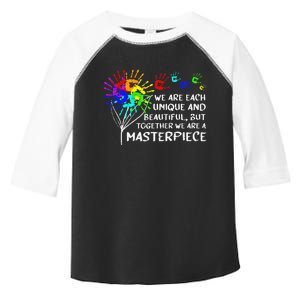 Autism Awareness Unique Masterpiece Cool Parents Gifts Toddler Fine Jersey T-Shirt