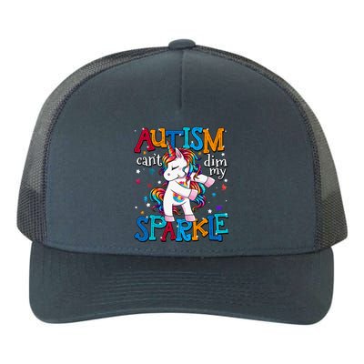 Autism Awareness Unicorn For Autism Mom Girl Yupoong Adult 5-Panel Trucker Hat