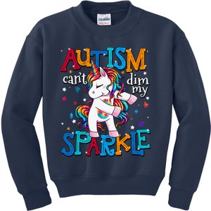 Autism Awareness Unicorn For Autism Mom Girl Kids Sweatshirt