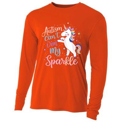 Autism Awareness Unicorn Gift Utism Mom Meaningful Gift Cooling Performance Long Sleeve Crew