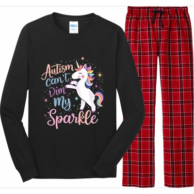 Autism Awareness Unicorn Gift Utism Mom Meaningful Gift Long Sleeve Pajama Set