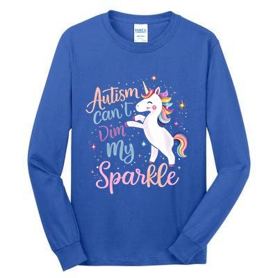 Autism Awareness Unicorn Gift Utism Mom Meaningful Gift Tall Long Sleeve T-Shirt