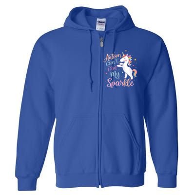 Autism Awareness Unicorn Gift Utism Mom Meaningful Gift Full Zip Hoodie