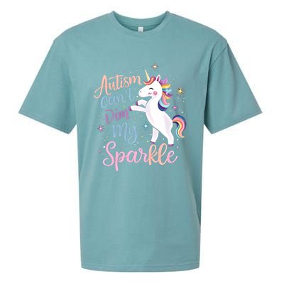 Autism Awareness Unicorn Gift Utism Mom Meaningful Gift Sueded Cloud Jersey T-Shirt