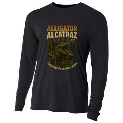 Alligator Alcatraz Untamed Escape Cooling Performance Long Sleeve Crew