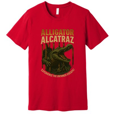 Alligator Alcatraz Untamed Escape Premium T-Shirt