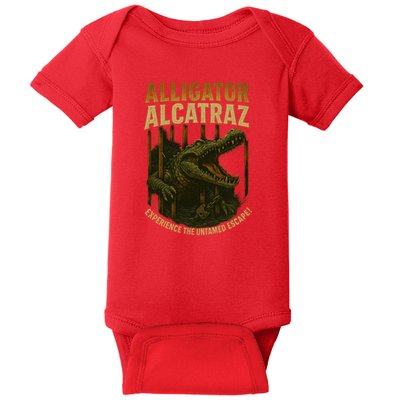 Alligator Alcatraz Untamed Escape Baby Bodysuit