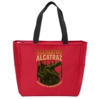 Alligator Alcatraz Untamed Escape Zip Tote Bag