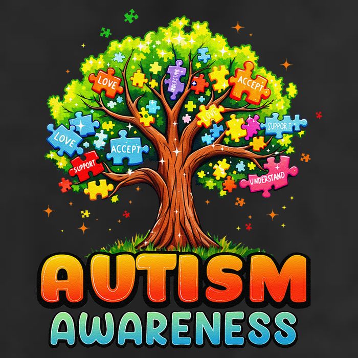 Autism Accept Understand Love Autism Awareness Tree Teacher 11oz C Handle Ceramic Mug