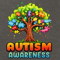 Autism Accept Understand Love Autism Awareness Tree Teacher Cotton Canvas Backpack