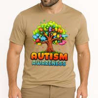 Autism Accept Understand Love Autism Awareness Tree Teacher Cooling Performance Crew T-Shirt