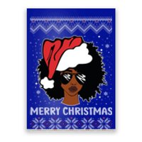 African American Ugly Christmas Pajama Gift Poster