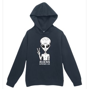 Aliens Among Us Space Astronaut Extraterrestrial Urban Pullover Hoodie