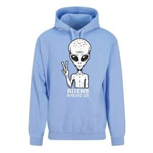 Aliens Among Us Space Astronaut Extraterrestrial Unisex Surf Hoodie