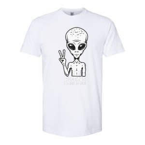 Aliens Among Us Space Astronaut Extraterrestrial Softstyle CVC T-Shirt