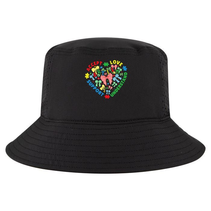 Autism Accept Understand Love Support Autism Awareness Cool Comfort Performance Bucket Hat