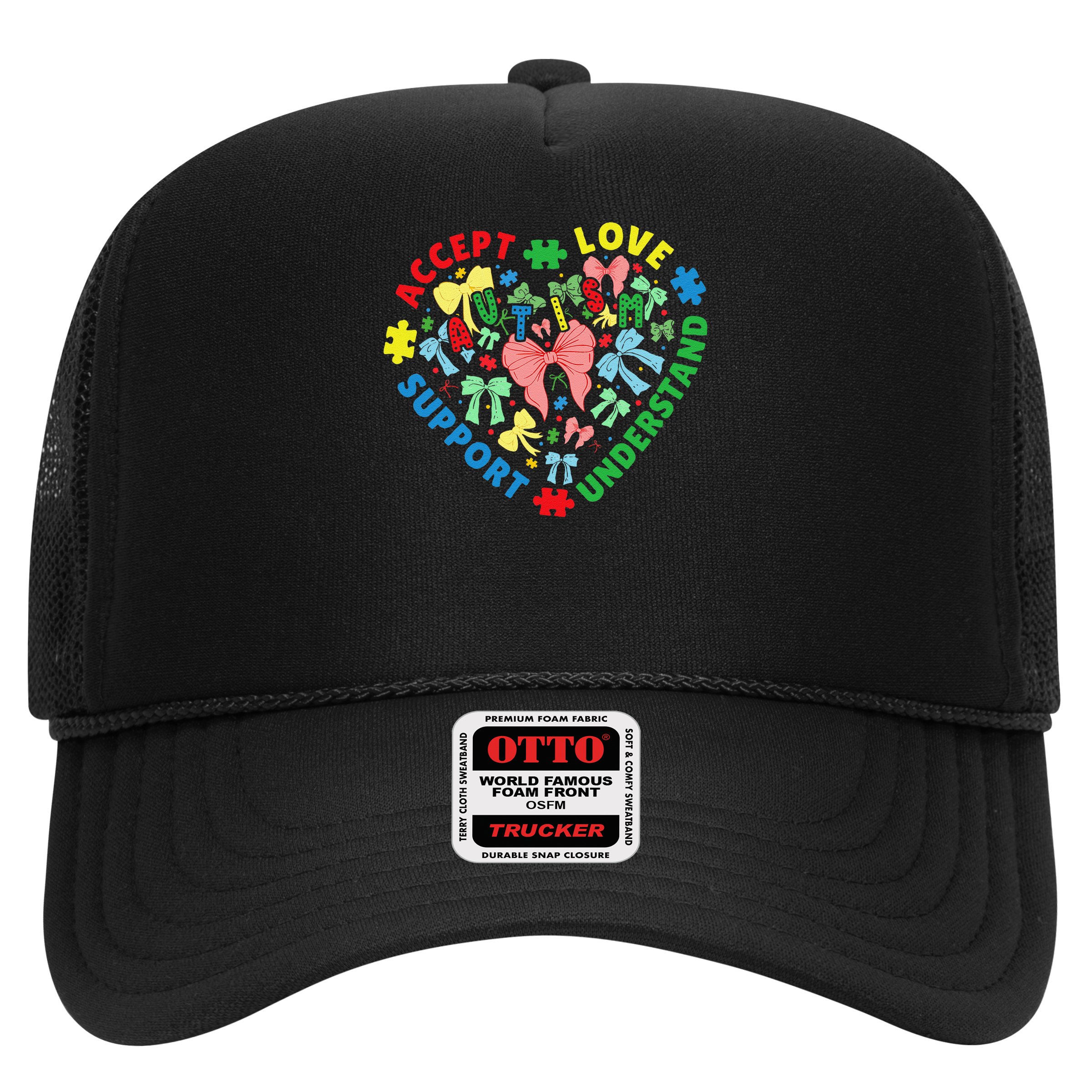 Autism Accept Understand Love Support Autism Awareness Hat
