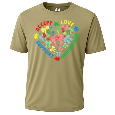 Autism Accept Understand Love Support Autism Awareness Performance Shirt