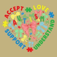 Autism Accept Understand Love Support Autism Awareness Cooling Performance Crew T-Shirt