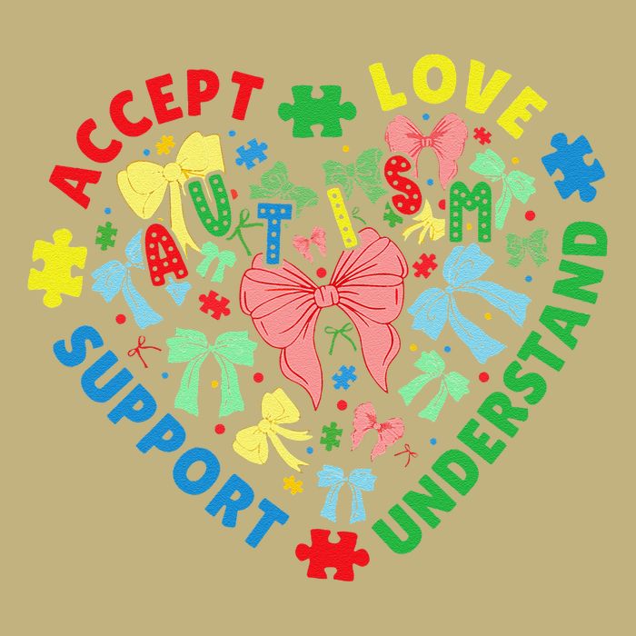 Autism Accept Understand Love Support Autism Awareness Cooling Performance Crew T-Shirt